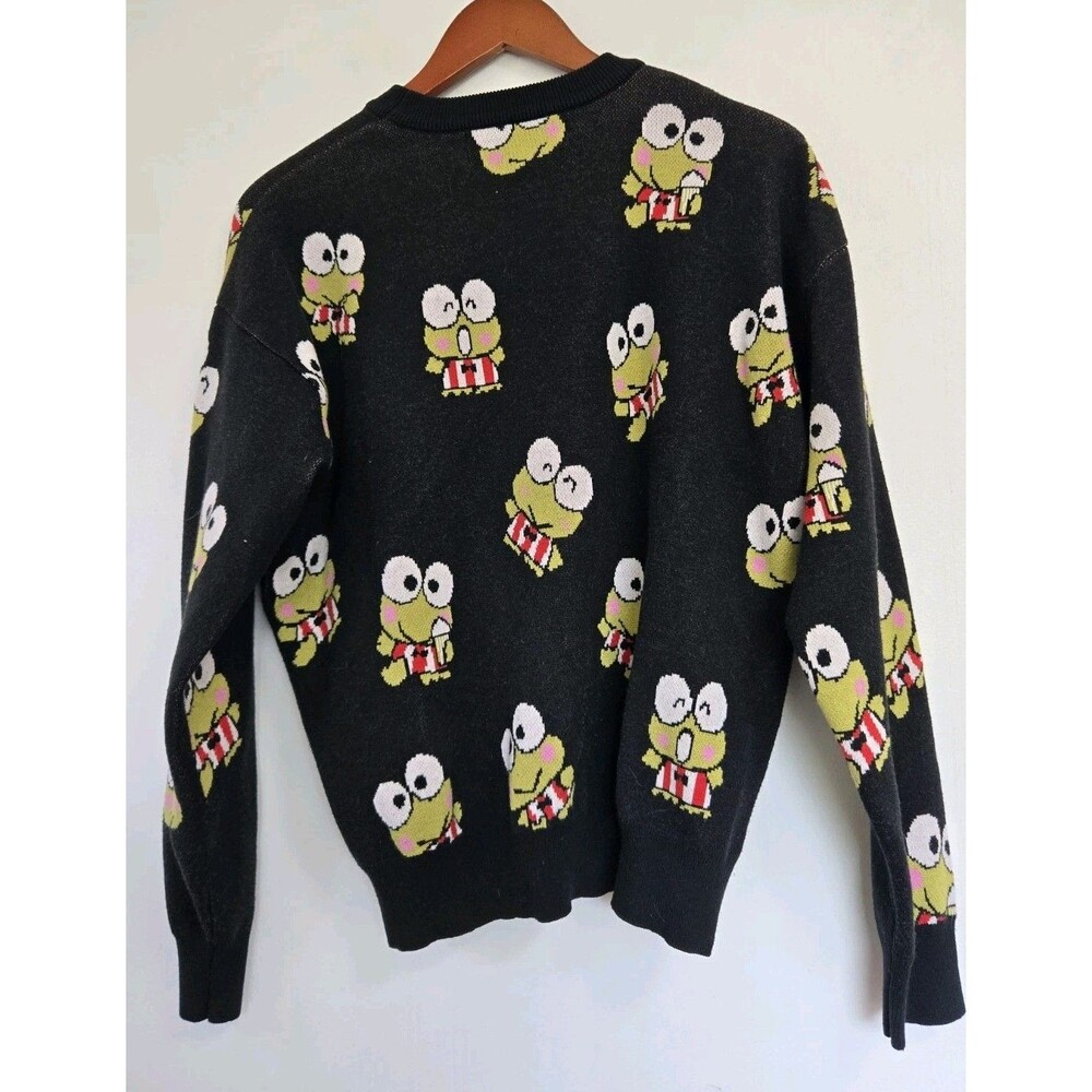 Hello Kitty and Friends x Forever 21 Sweater Womens M Keroppi Crewneck Frog - Picture 5 of 7